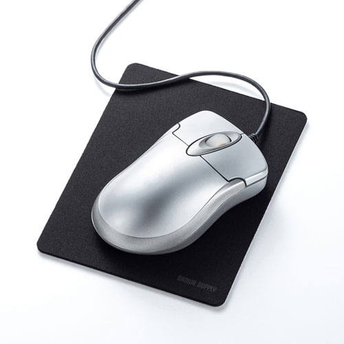 マウスパッド（Sサイズ/W100×D130mm・ずれにくい・ブラック）