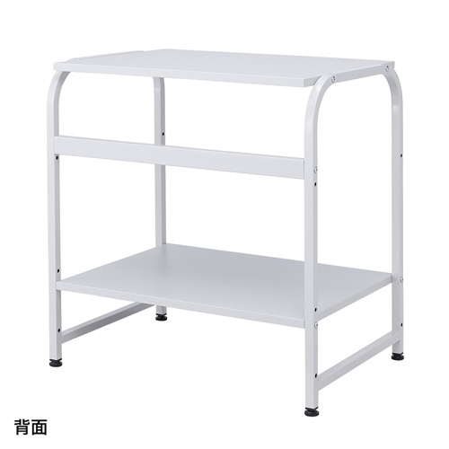 机上ラック（プリンター台・卓上・中棚付き・周辺機器・キーボード収納・幅64cm・奥行45cm・パソコン台） サンワサプライ