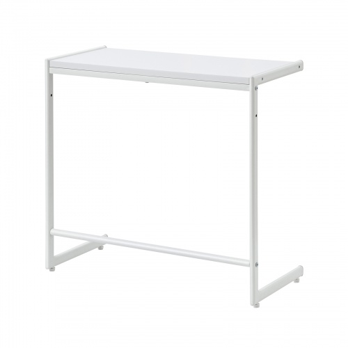 デスク上収納ラック（机上台・幅65cm・ハイタイプ・シェルフ・机上ラック・モニター台・ホワイト）