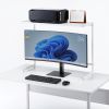 デスク上収納ラック（机上台・幅80cm・ハイタイプ・シェルフ・机上ラック・モニター台・ホワイト）