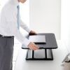 リフトアップデスク（卓上・スタンディングデスク・バネ圧昇降・幅68cm・高さ調整4.5～39.5cm・作業台・昇降デスク化・ブラック）
