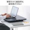 リフトアップデスク（卓上・スタンディングデスク・バネ圧昇降・幅68cm・高さ調整4.5～39.5cm・作業台・昇降デスク化・ブラック）