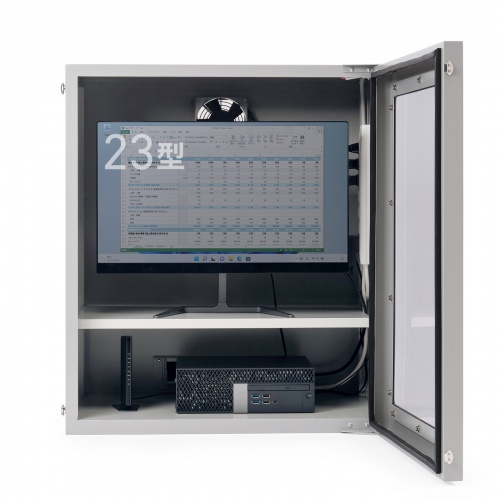 防塵ラック｜W650×D550×H750・放熱ファン・吸気フィルター