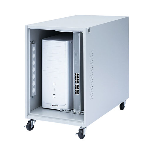 防塵ラック（ラック・CPU用・簡易・W380×D650mm）【代引き不可商品】 MR-FACP1N サンワサプライ