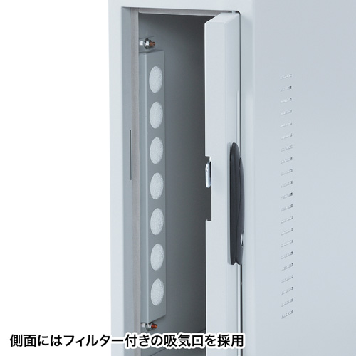 防塵ラック（簡易防塵・マルチラック・鍵付き・小型・W260×D500mm）【配達時間指定不可】【代引き不可商品】 MR-FACP3 サンワサプライ