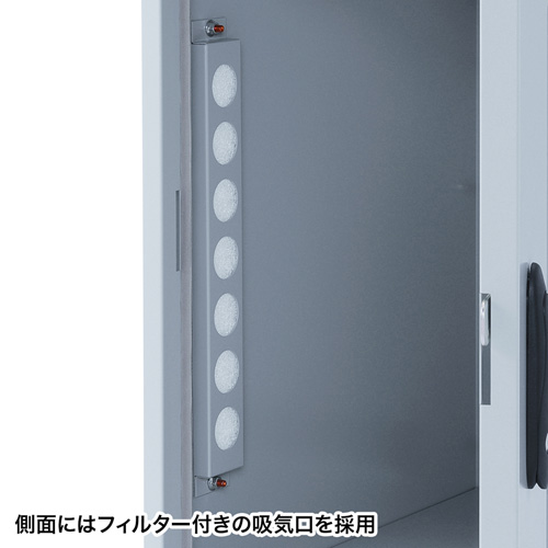 ハブボックス(防塵ラック・ラック・防塵・簡易・鍵付き・ホコリ・6U) MR-FAHBOX6U サンワサプライ