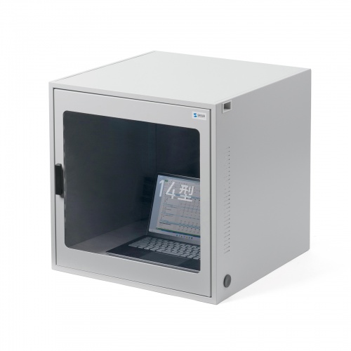 防塵ラック（簡易・W550×D550×H550mm・放熱ファン付き・3P・7個口タップ付属・一括集スイッチ付き）