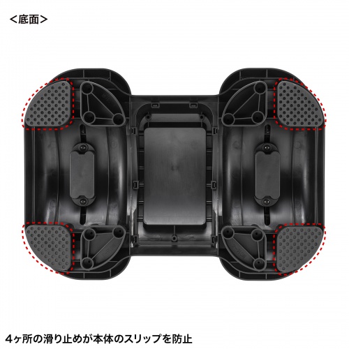 フットレスト（デスク下・足置き台・足踏み運動・マッサージローラー・滑り止め付き・オフィス・家庭）