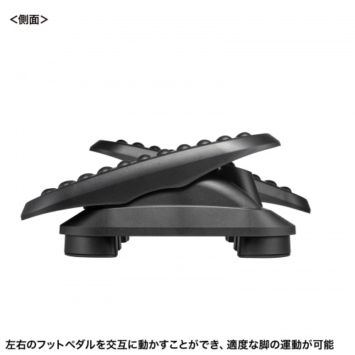 フットレスト（デスク下・足置き台・足踏み運動・マッサージローラー・滑り止め付き・オフィス・家庭）