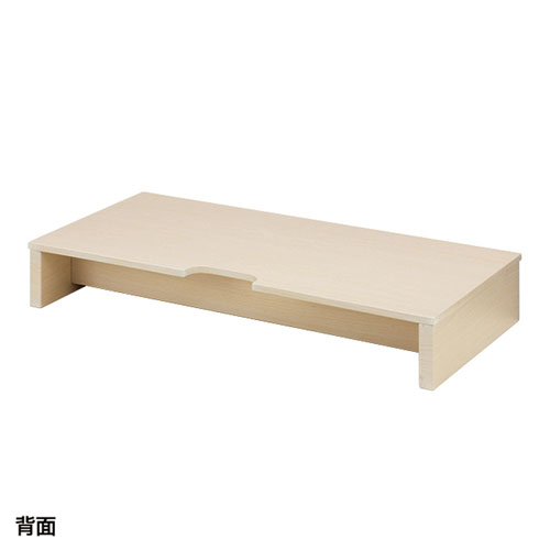 モニター台（モニタースタンド・机上ラック・卓上・木目） MR-LC101MK