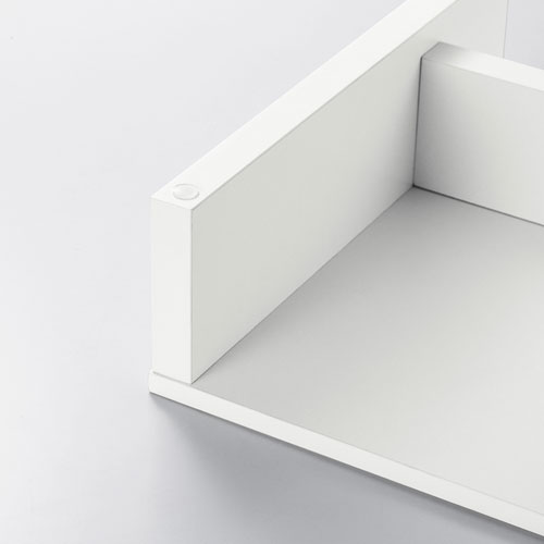 モニター台（机上ラック・卓上・幅59.5cm・奥行28cm・高さ8cm・白・木製・ノートパソコン・プリンタ・キーボード収納・シンプル） サンワサプライ MR-LC101WN