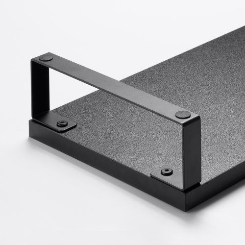 モニター台（幅60cm・奥行24cm・木製天板使用・シンプル・机上ラック・机上台・ブラック） MR-LC312BK サンワサプライ