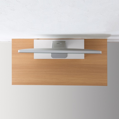 モニター台（幅60cm・奥行24cm・木製天板使用・シンプル・机上ラック・机上台・ホワイト） MR-LC312W サンワサプライ