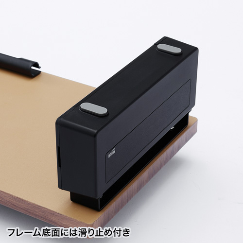 モニター台（机上台・卓上・木目・3段階高さ調整・幅54cm・奥行20.4cm・シンプル・キーボード収納・スリム）MR-LC802　 サンワサプライ