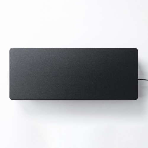 モニター台（机上台・幅59cm・引き出し・USBハブ・USB A×4・高さ2段階調整・モニター下収納・A4収納対応・ブラック）