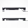 モニター台（机上台・幅59cm・引き出し・USBハブ・USB A×4・高さ2段階調整・モニター下収納・A4収納対応・ブラック）