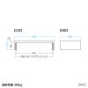 19インチマウント卓上ラック（2U・奥行250mm・EIA規格準拠・スタッキング対応・配信/音響機器収納用）