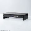 19インチマウント卓上ラック（2U・奥行250mm・EIA規格準拠・スタッキング対応・配信/音響機器収納用）