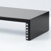19インチマウント卓上ラック（2U・奥行250mm・EIA規格準拠・スタッキング対応・配信/音響機器収納用）