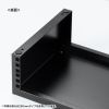 19インチマウント卓上ラック（2U・奥行400mm・EIA規格準拠・スタッキング対応・配信/音響機器収納用）