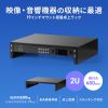 19インチマウント卓上ラック（2U・奥行400mm・EIA規格準拠・スタッキング対応・配信/音響機器収納用）