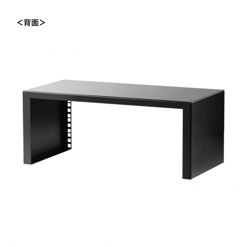 19インチマウント卓上ラック（4U・奥行250mm・EIA規格準拠・スタッキング対応・配信/音響機器収納用）