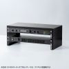 19インチマウント卓上ラック（4U・奥行250mm・EIA規格準拠・スタッキング対応・配信/音響機器収納用）
