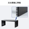 19インチマウント卓上ラック（4U・奥行250mm・EIA規格準拠・スタッキング対応・配信/音響機器収納用）