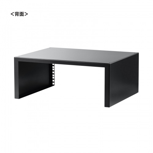 19インチマウント卓上ラック（4U・奥行400mm・EIA規格準拠・スタッキング対応・配信/音響機器収納用）