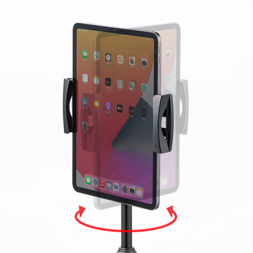 高さ可変機能付きiPad・タブレットスタンド（4.5～11インチ対応）