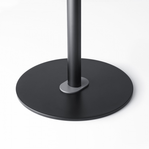 タブレット用フロアスタンド（アーム式・角度・高さ・回転調整可能・デジタルサイネージ・ブラック） MR-TABST21BK サンワサプライ