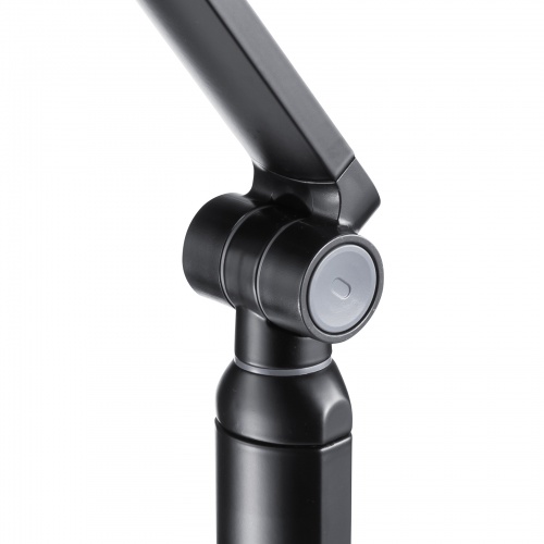 タブレット用フロアスタンド（アーム式・角度・高さ・回転調整可能・デジタルサイネージ・ブラック） MR-TABST21BK サンワサプライ