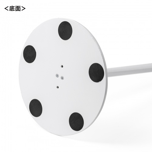 タブレット用フロアスタンド（アーム式・角度・高さ・回転調整可能・デジタルサイネージ・ホワイト） MR-TABST21W サンワサプライ