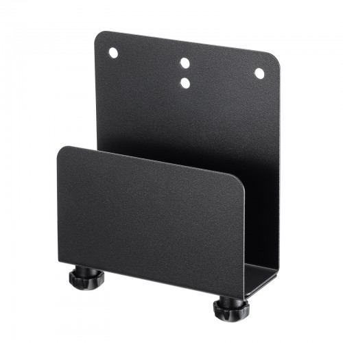 モニター裏VESAマウント取付け 小型PC HDDホルダー（2段・キズ防止ウレタンパッド付）