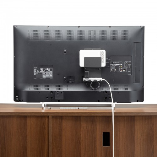 モニター裏VESAマウント取付け 小型PC HDDホルダー（2段・キズ防止ウレタンパッド付）