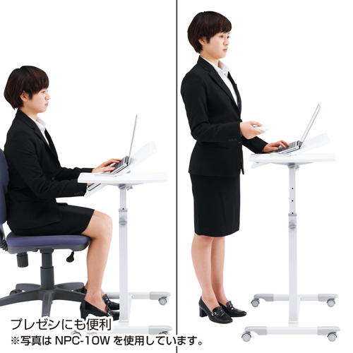 ノートパソコンデスク（ブラック） サンワサプライ