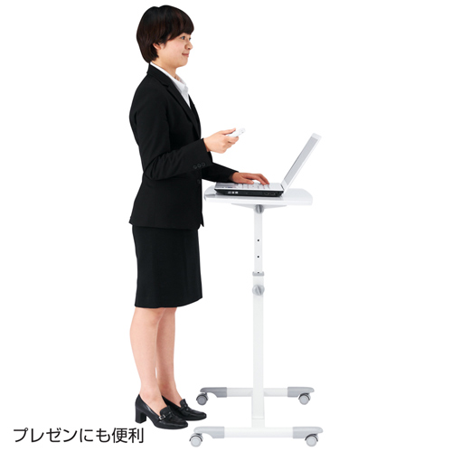 ノートパソコンデスク（補助机・ホワイト） NPC-13W サンワサプライ