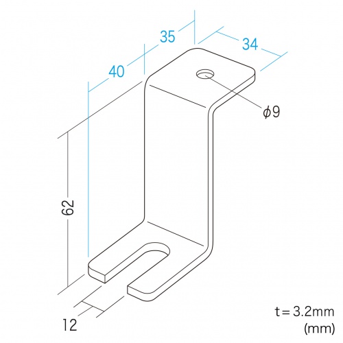 Nシリーズ・eデスク用デスクを床に固定するための床固定金具(4個) NSA-QL1【代引き不可商品】 サンワサプライ