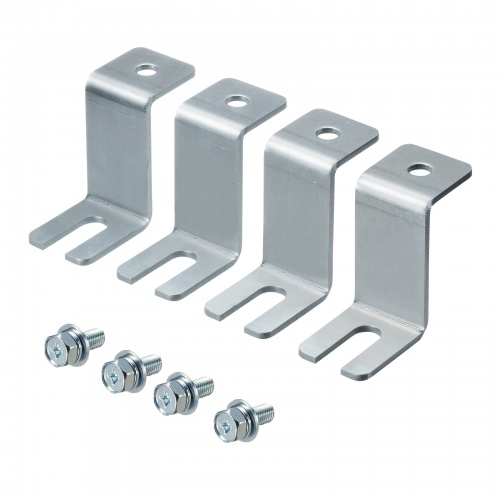 Nシリーズ・eデスク用デスクを床に固定するための床固定金具(4個) NSA-QL1【代引き不可商品】 サンワサプライ