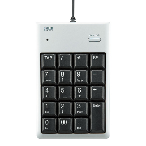 USBテンキー（薄型・シルバー） NT-16USVN サンワサプライ