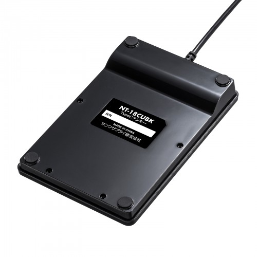 テンキー（USB・Type-Cコネクタ・アイソレーションタイプ・ブラック） NT-18CUBK サンワサプライ
