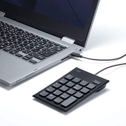 テンキー（静音・Type-C接続・パンタグラフ・ブラック）