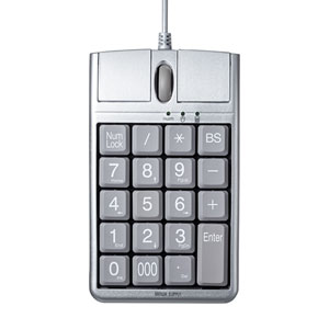 【訳あり 新品】テンキーマウス（光学式・マウス・テンキー） NT-MA1 サンワサプライ