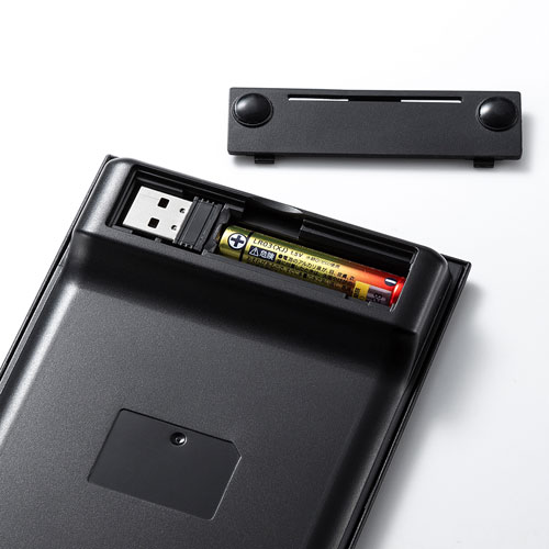 ワイヤレステンキー(USB接続・パンタグラフ・ブラック)