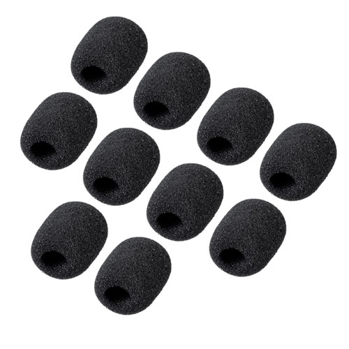 ポータブル拡声器ヘッドマイク用スポンジ(10個入）