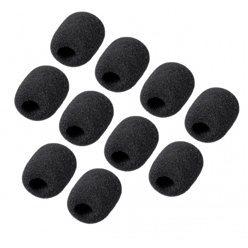 ポータブル拡声器ヘッドマイク用スポンジ（交換用・10個入）