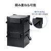 タブレット・ノートパソコン保管庫（蓋付き・収納庫・収納ボックス・10台収納・学校やオフィスで一括管理・プラダン製）