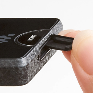 コネクタカバー(キャップ・防塵・ほこり・保護・ソニー・WALKMAN Dock・ブラック) PDA-CAP2BK サンワサプライ