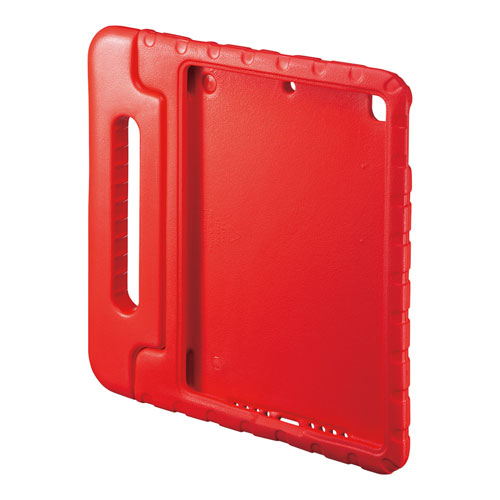 iPad Air  2019 ケース（衝撃吸収ケース・ハンドル付き・レッド）