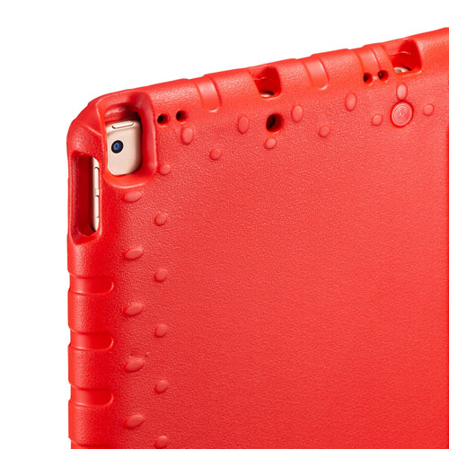 iPad Air  2019 ケース（衝撃吸収ケース・ハンドル付き・レッド）
